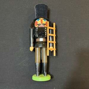 Vintage German Erzgebirge Chimney Sweep Nutcracker with Ladder Ulbricbht 15”
